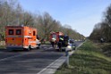 Schwerer VU Krad Fahrrad Koeln Porz Alte Koelnerstr P038